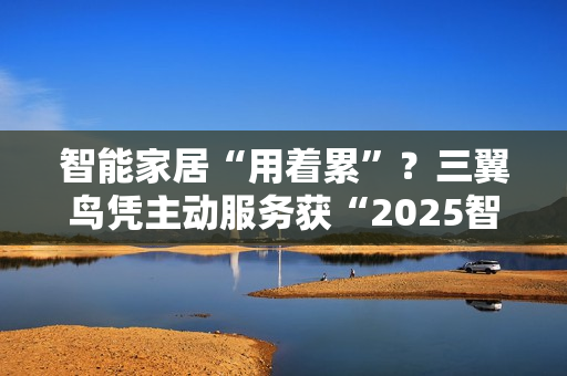 智能家居“用着累”？三翼鸟凭主动服务获“2025智能家居品牌领航者奖”