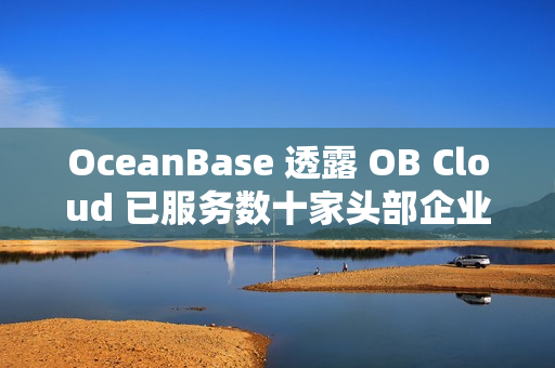 OceanBase 透露 OB Cloud 已服务数十家头部企业AI应用落地
