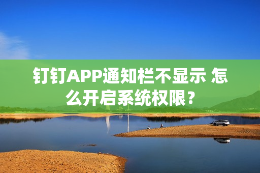 钉钉APP通知栏不显示 怎么开启系统权限？