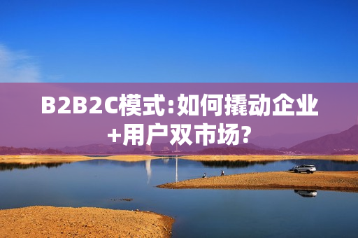 B2B2C模式:如何撬动企业+用户双市场?