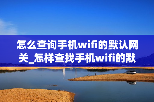 怎么查询手机wifi的默认网关_怎样查找手机wifi的默认网关