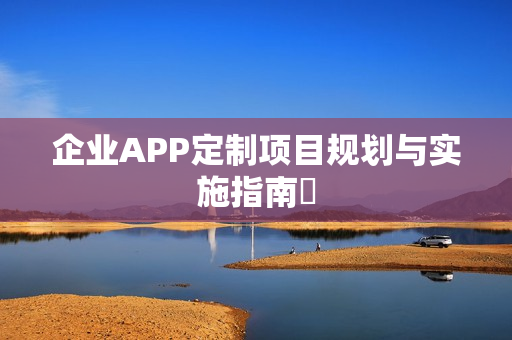 企业APP定制项目规划与实施指南‌