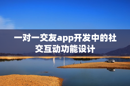 一对一交友app开发中的社交互动功能设计