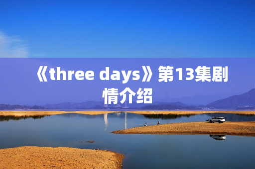 《three days》第13集剧情介绍