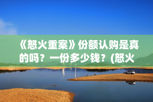 《怒火重案》份额认购是真的吗？一份多少钱？(怒火重案片断)