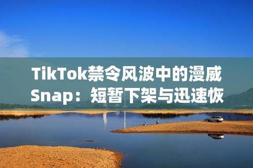 TikTok禁令风波中的漫威Snap：短暂下架与迅速恢复