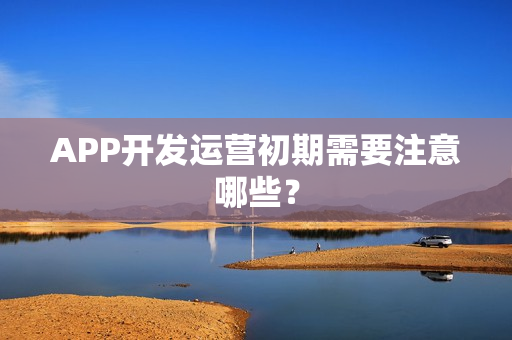 APP开发运营初期需要注意哪些? APP开发运营初期需要注意哪些?
