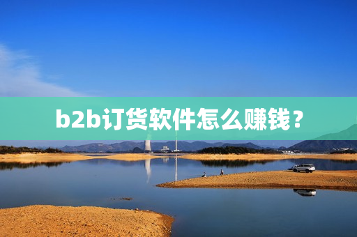 b2b订货软件怎么赚钱？