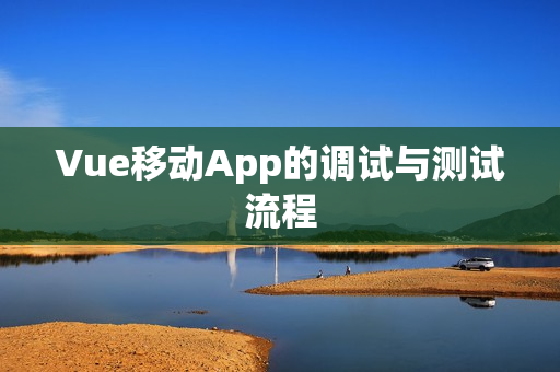 Vue移动App的调试与测试流程