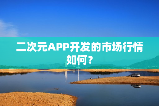 二次元APP开发的市场行情如何？