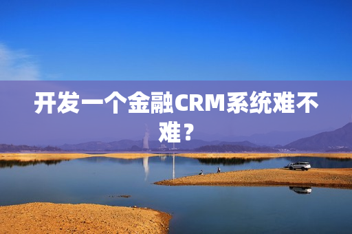 开发一个金融CRM系统难不难？