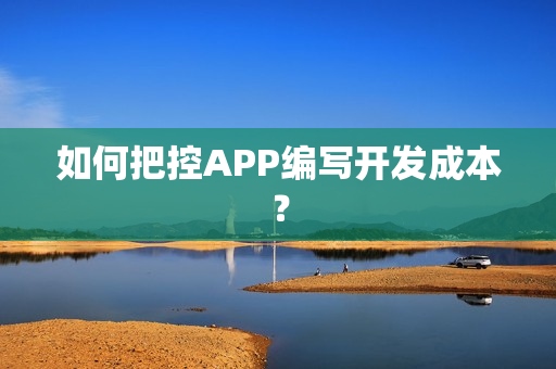 如何把控APP编写开发成本？