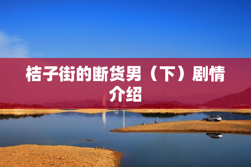 桔子街的断货男（下）剧情介绍