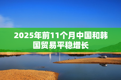 2025年前11个月中国和韩国贸易平稳增长