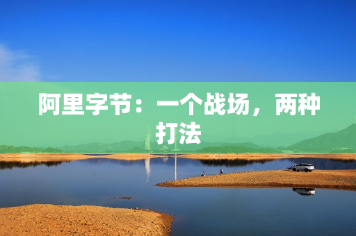 阿里字节：一个战场，两种打法