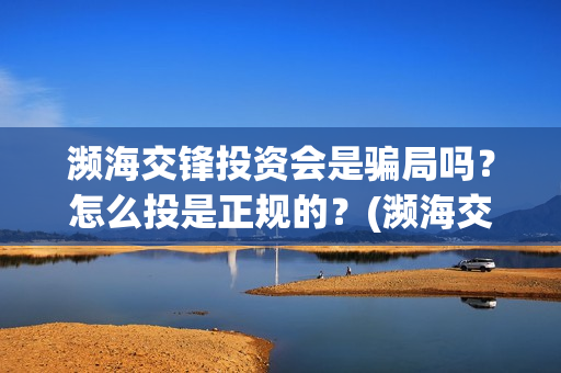 濒海交锋投资会是骗局吗？怎么投是正规的？(濒海交锋都谁投资了)