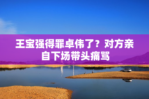 王宝强得罪卓伟了？对方亲自下场带头痛骂