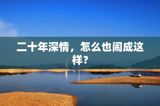 二十年深情，怎么也闹成这样？