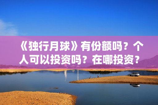 《独行月球》有份额吗？个人可以投资吗？在哪投资？(独行月球出品方)