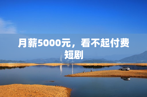 月薪5000元，看不起付费短剧