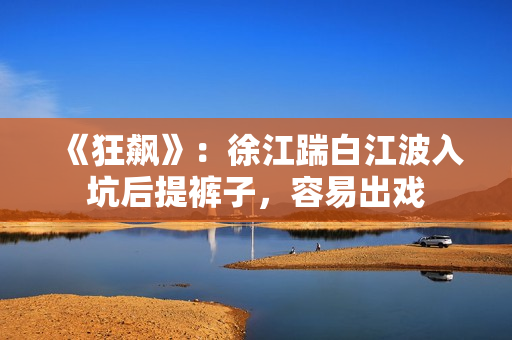 《狂飙》：徐江踹白江波入坑后提裤子，容易出戏