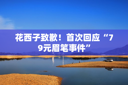 花西子致歉！首次回应“79元眉笔事件”