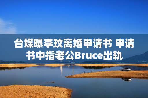 台媒曝李玟离婚申请书 申请书中指老公Bruce出轨