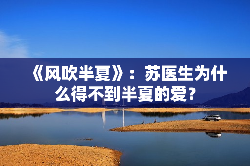 《风吹半夏》：苏医生为什么得不到半夏的爱？