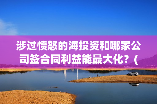 涉过愤怒的海投资和哪家公司签合同利益能最大化？(涉过愤怒的海没过审)