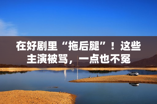 在好剧里“拖后腿”！这些主演被骂，一点也不冤
