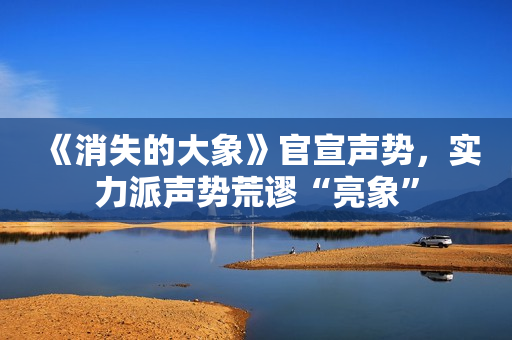 《消失的大象》官宣声势,实力派声势荒谬“亮象” 《消失的大象》官宣声势,实力派声势荒谬“亮象”