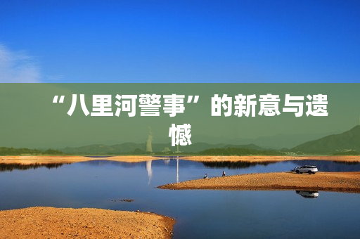 “八里河警事”的新意与遗憾