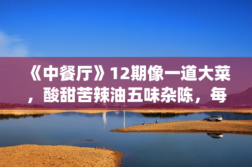 《中餐厅》12期像一道大菜，酸甜苦辣油五味杂陈，每一味都是人情(中餐厅第12期)