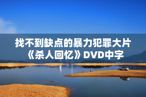 找不到缺点的暴力犯罪大片《杀人回忆》DVD中字