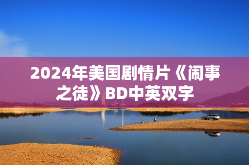 2024年美国剧情片《闹事之徒》BD中英双字