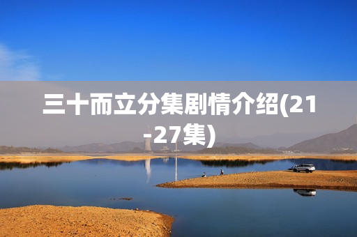 三十而立分集剧情介绍(21-27集)