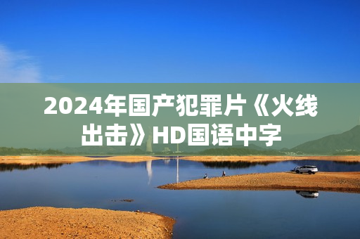 2024年国产犯罪片《火线出击》HD国语中字