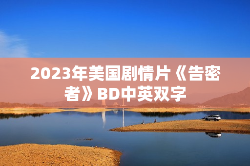 2023年美国剧情片《告密者》BD中英双字