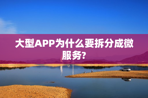 大型APP为什么要拆分成微服务?
