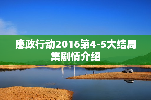 廉政行动2016第4-5大结局集剧情介绍