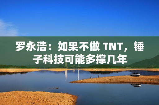 罗永浩：如果不做 TNT，锤子科技可能多撑几年