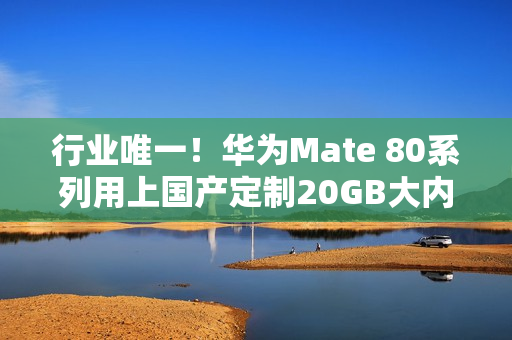 行业唯一！华为Mate 80系列用上国产定制20GB大内存方案