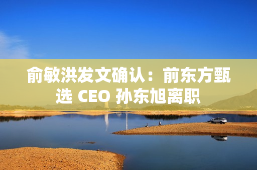 俞敏洪发文确认：前东方甄选 CEO 孙东旭离职