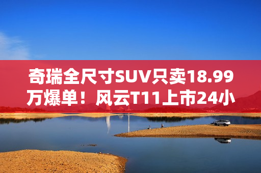 奇瑞全尺寸SUV只卖18.99万爆单！风云T11上市24小时大定38169台