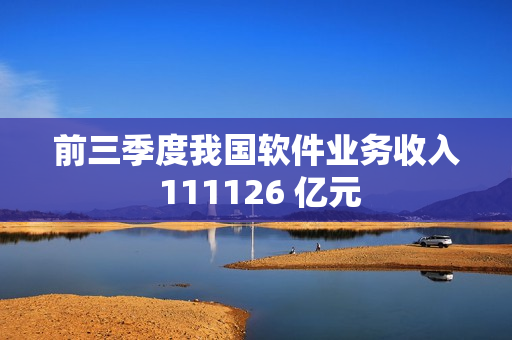 前三季度我国软件业务收入 111126 亿元