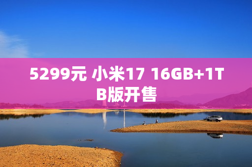 5299元 小米17 16GB+1TB版开售
