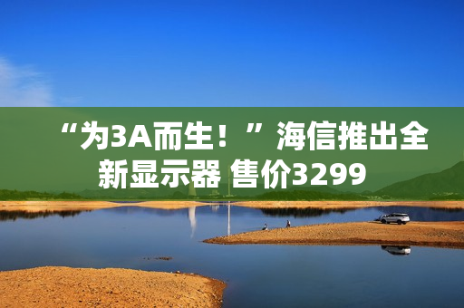 “为3A而生！”海信推出全新显示器 售价3299