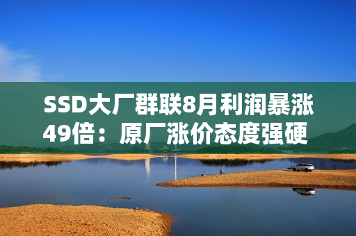 SSD大厂群联8月利润暴涨49倍：原厂涨价态度强硬 明年得缺货