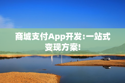 商城支付App开发:一站式变现方案!