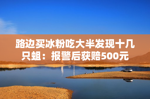 路边买冰粉吃大半发现十几只蛆：报警后获赔500元